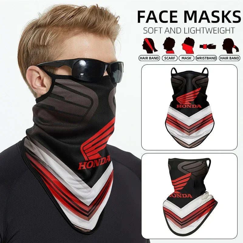 Outdoor motorcycle windproof and UV resistant face mask arm cover For Honda CRF CB CR XR CRM CBR 125R CBR600RR CB1000R