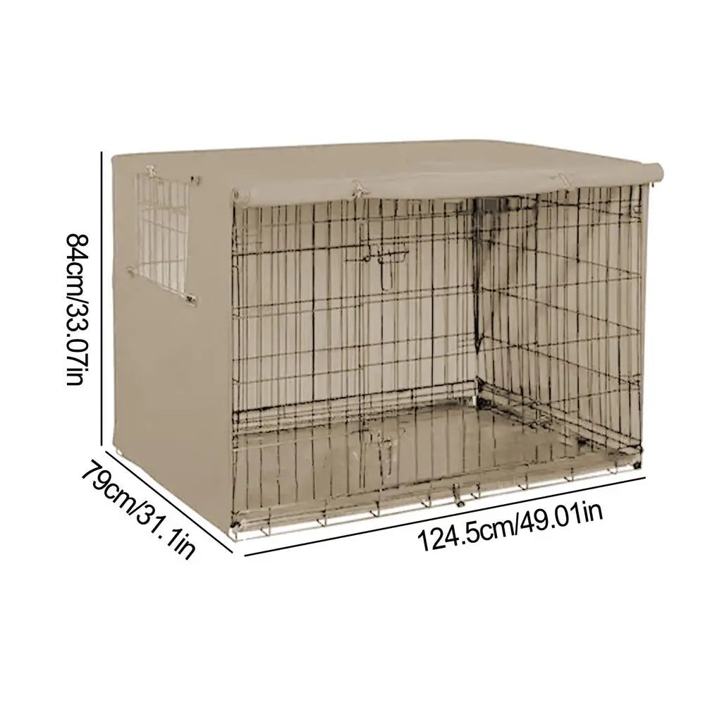 Windproof Oxford Crate Cover - Dog & Cat Cage Cover – photo 9