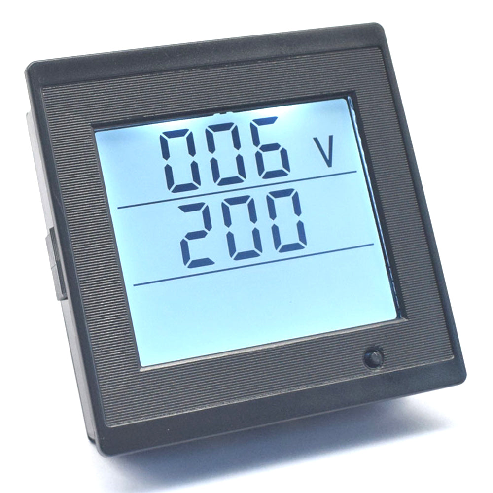 DC 6-200V 20A Voltage Current Meter LCD Digital Display Power Consumption Impedance Multi-Function Meter Tester Tools With Alarm