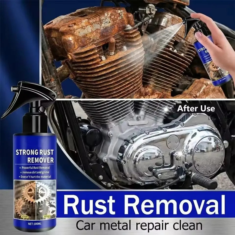 Automotive Rust Remover Spray – Fast-Acting Metal Derusting & Anti-Corrosion Lubricant | 100ml (1pc/3pc)