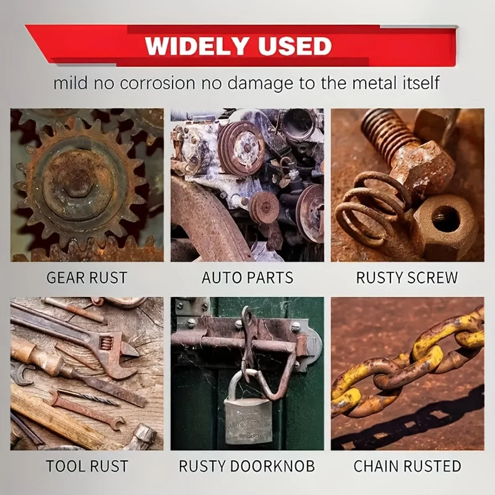 2026 Latest High-Efficiency Rust Remover: Suitable For Various Metals, Automotive And Household Metal Rust Prevention