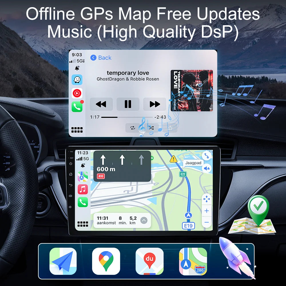 Android 16 For GMC Yukon 3 GMT 900 2006-2014 For Chevrolet Tahoe 3 GMT900 2006-2014 Silverado 2 GMT901 2007-2013 Radio Car GPS