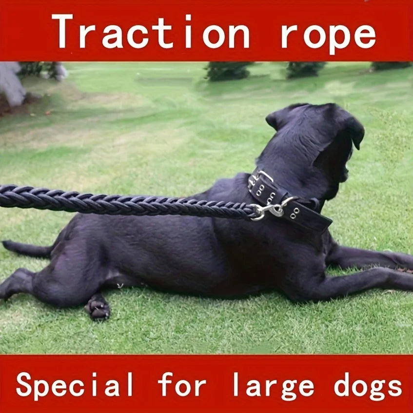 Braided Dog Training Leash - Strong Lead for Large Dogs - photo 3