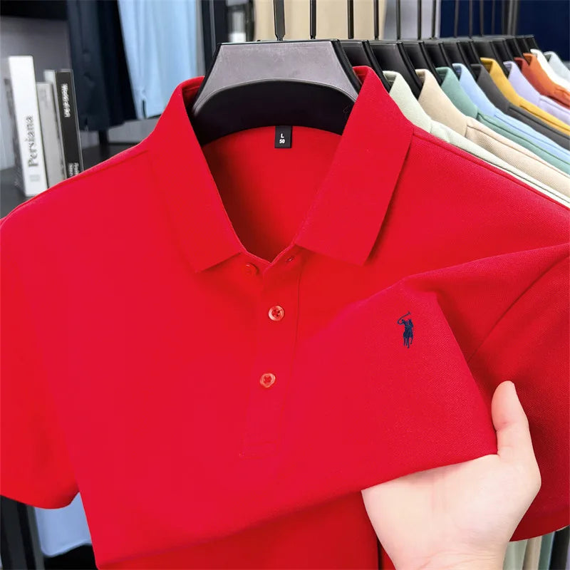 Men's Quick-Dry Polo Shirt — Breathable Summer Business Casual