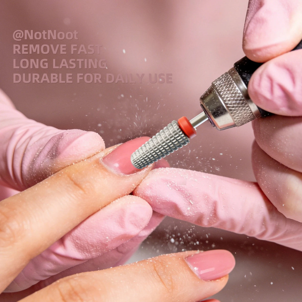 Nail Drill Bit, 5 in 1 Carbide Tapered, 3/32" Shank for Nails Fast Removing Acrylic Nail Hard Gels Cuticle Nail Efile Bit for Na