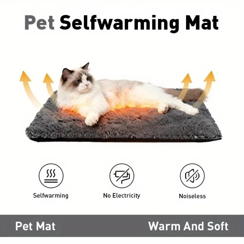 Ultra-Soft Non-Slip Cat Mat - Cozy All-Season Pet Bed Pad - photo 3