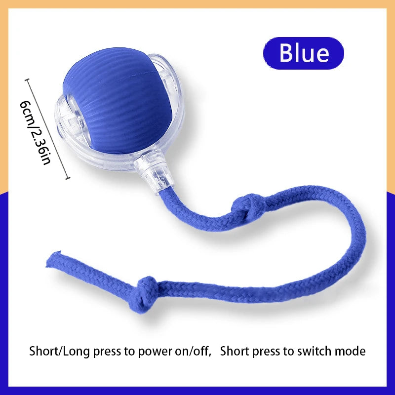 Smart Electric Rolling Cat Toy Ball – USB Rechargeable Automatic Interactive Teaser | Moving Bouncing Ball for Cats