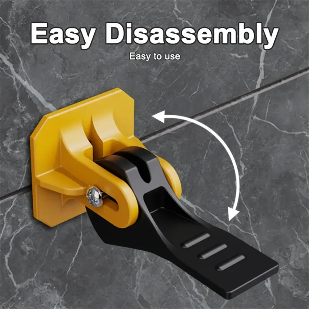 Tile Leveling System Kit, 50 Pieces, Yellow or Red