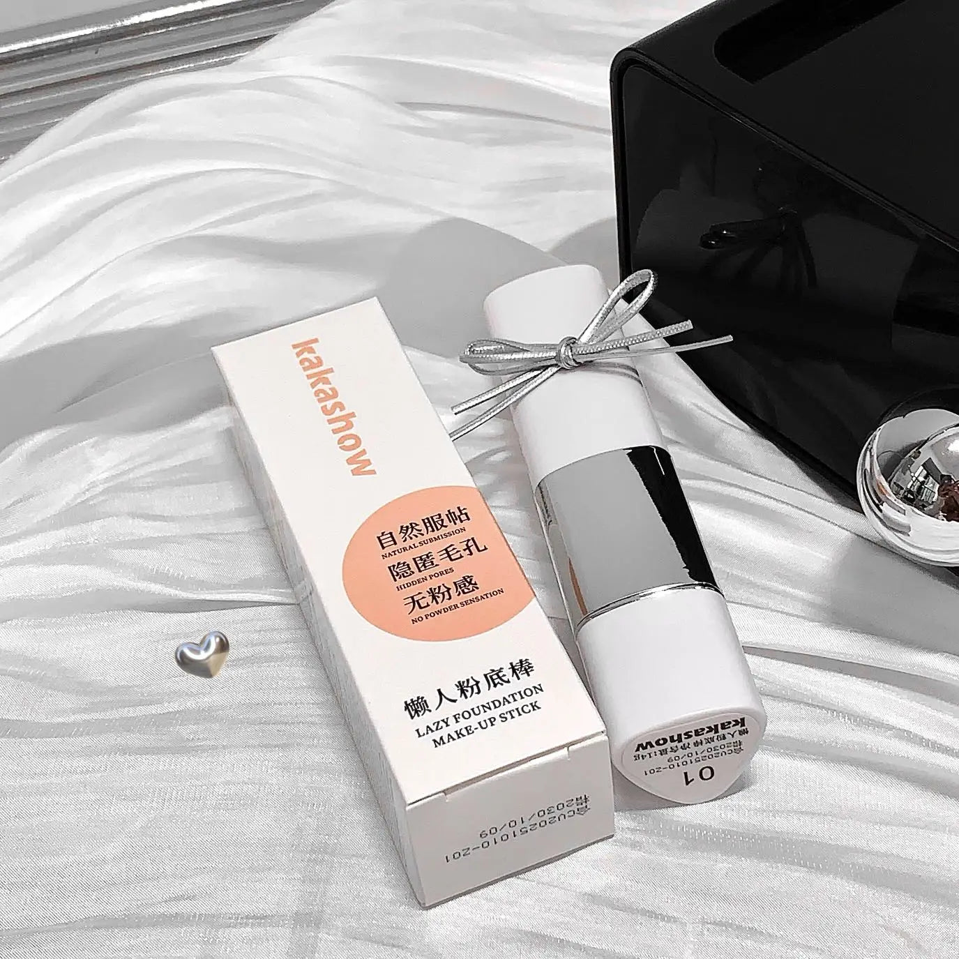 Kakashow Lazy foundation make-up Stick Natural Moisturizing Fit Non drying foundation make-up Stick Suitable for All Skin Tones