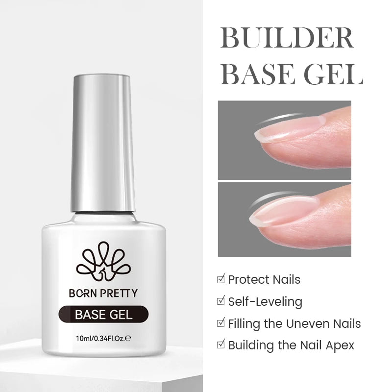 BORN PRETTY Christmas Green Glitter Gel Nail Polish 10ml Sparking Red Glitter White Gold Silver Santa Winter Snowflake Soak Off