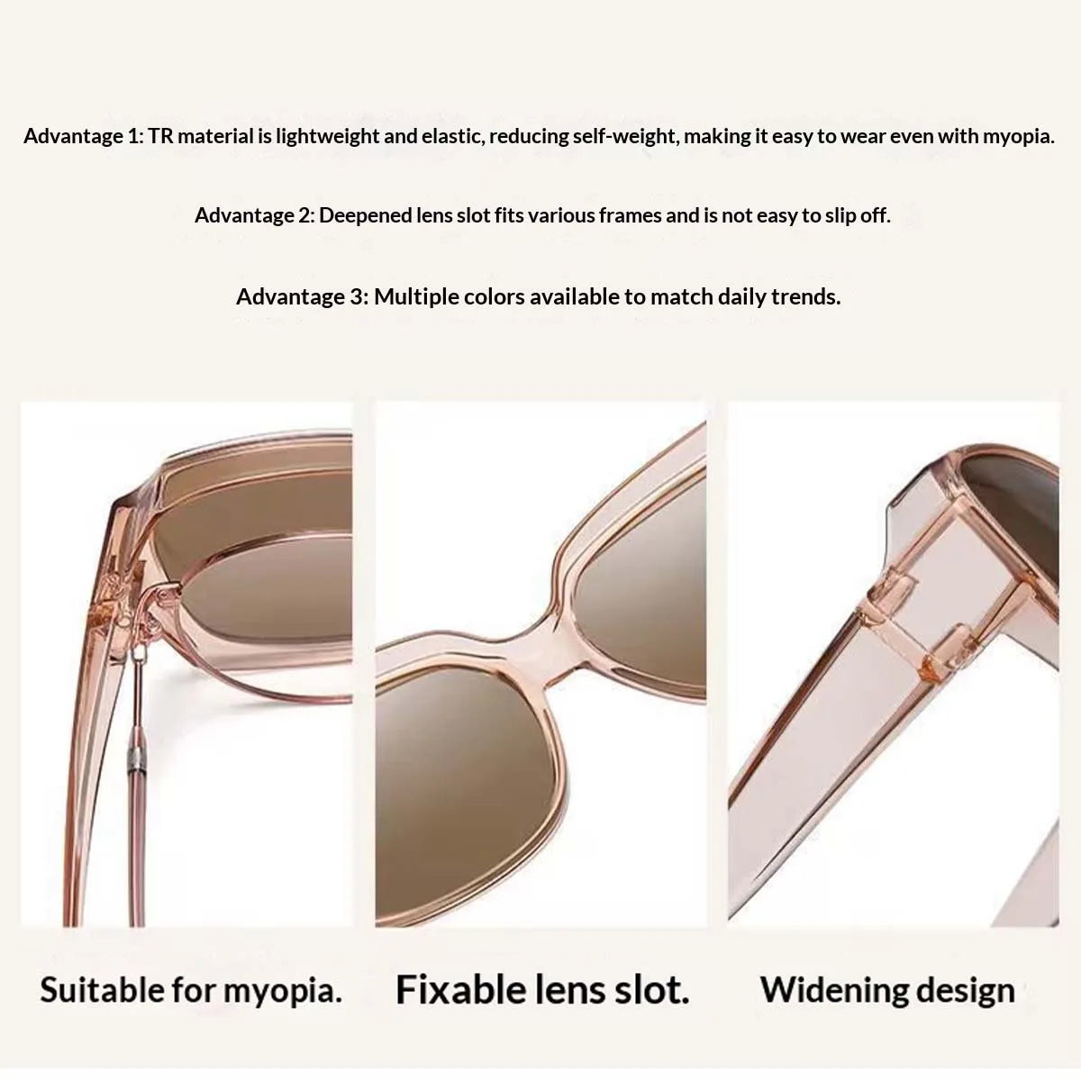 Fit-Over Sunglasses — Wrap-Around UV400 for Prescription Glasses