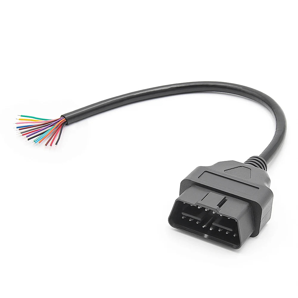 OBD2 30cm Male/Female Plug Connector Auto Scanner Cables OBDII 16Pin Automotive Diagnostic Extension Scanner Adapter