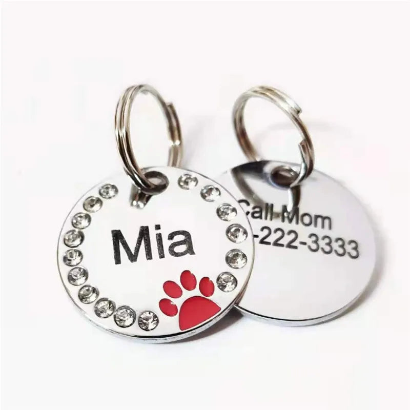 Custom Engraved Dog Tag - Stainless Steel Address & Name Tag – photo 4
