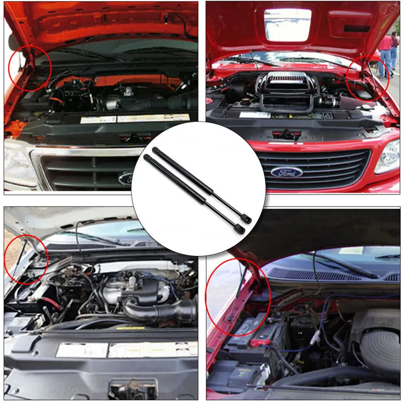 Front Hood Lift Support Gas Struts for Ford F-150 1995–2003 (2-Pack)