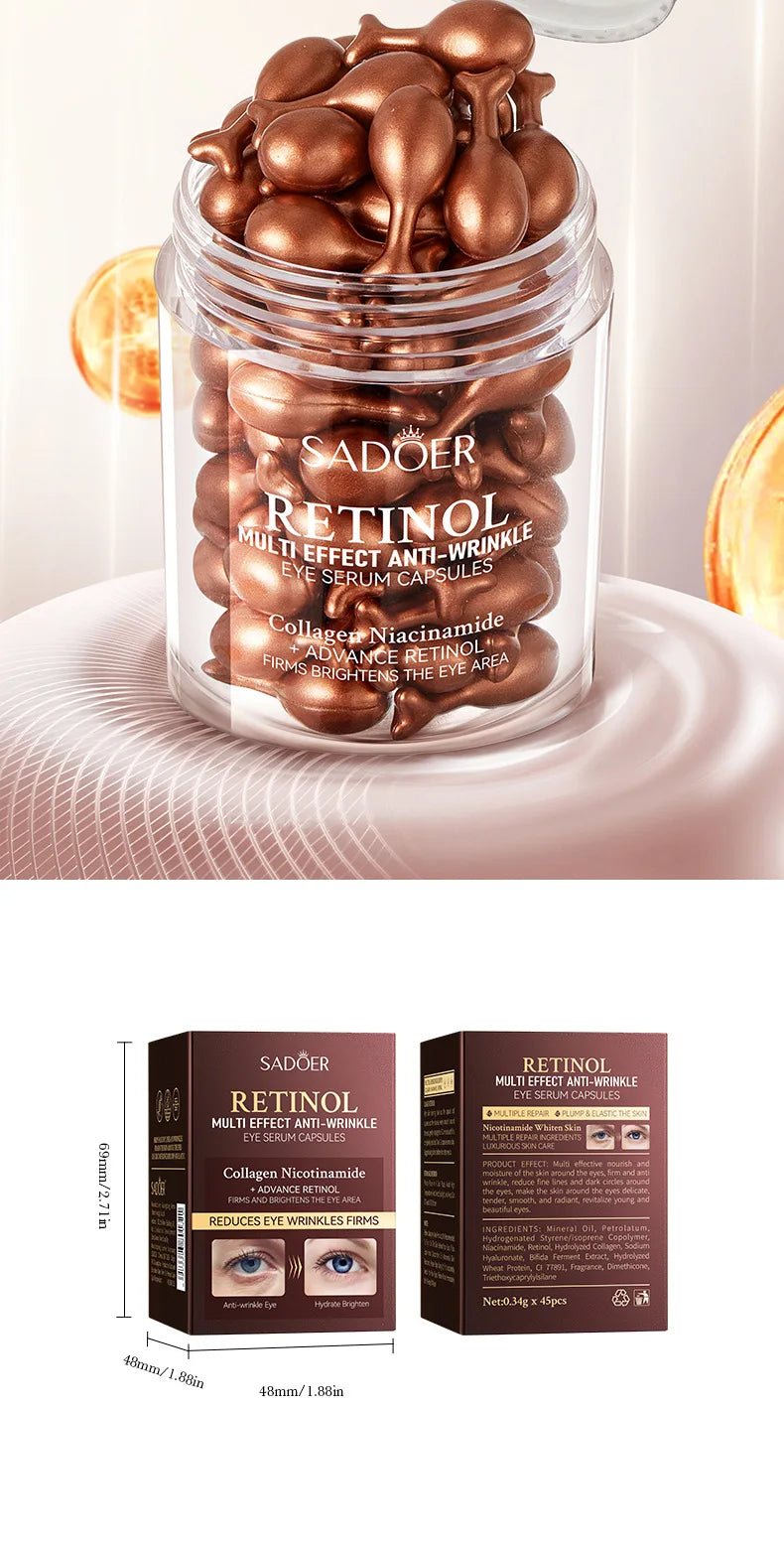 Retinol Anti Wrinkle Firming Capsule Cream Moisturizing Face Cream