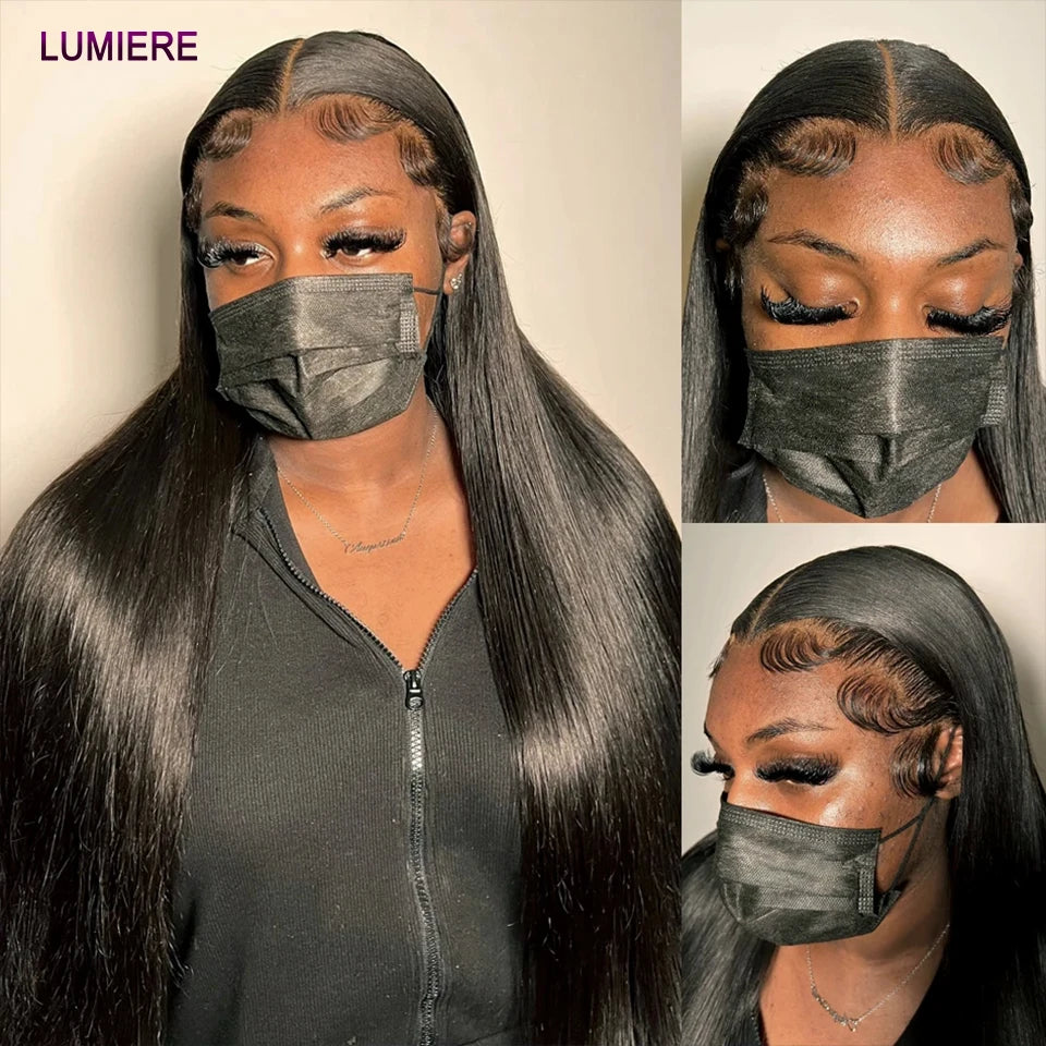 32 Inch 18A Bone Straight Human Hair Bundles 3/4 Bundles Hair 100% Raw Human Hair Bundles Deal Brazilian Virgin Hair Extensions