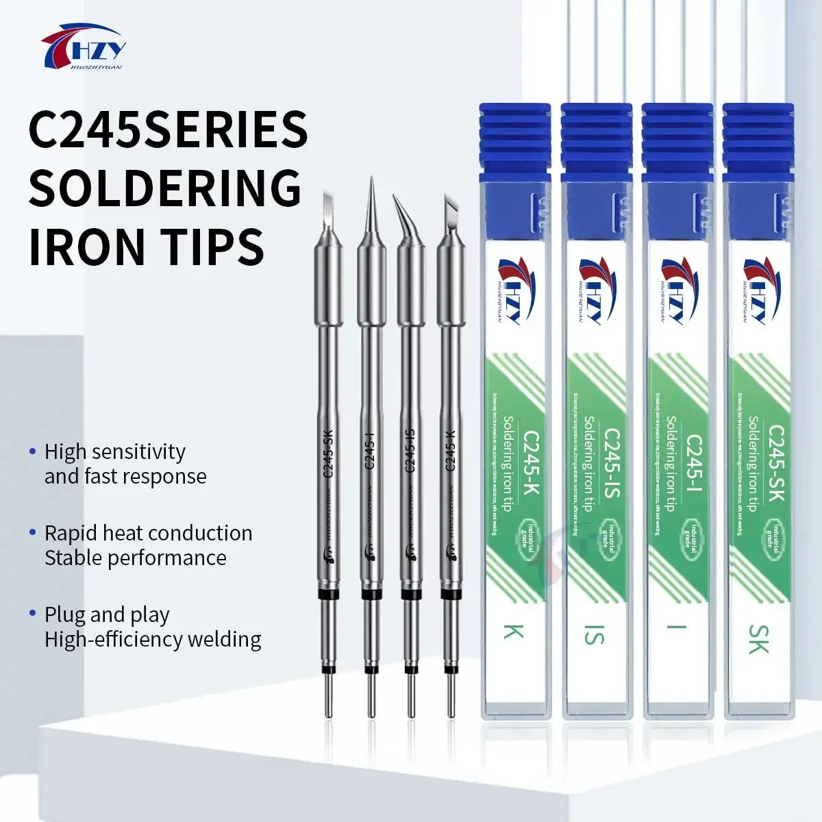 OEM C245 Series Soldering Iron Tip 773/774/710/912/766/931/966Tips Universal T245 Handle for T245 Soldering Station Phone Repair