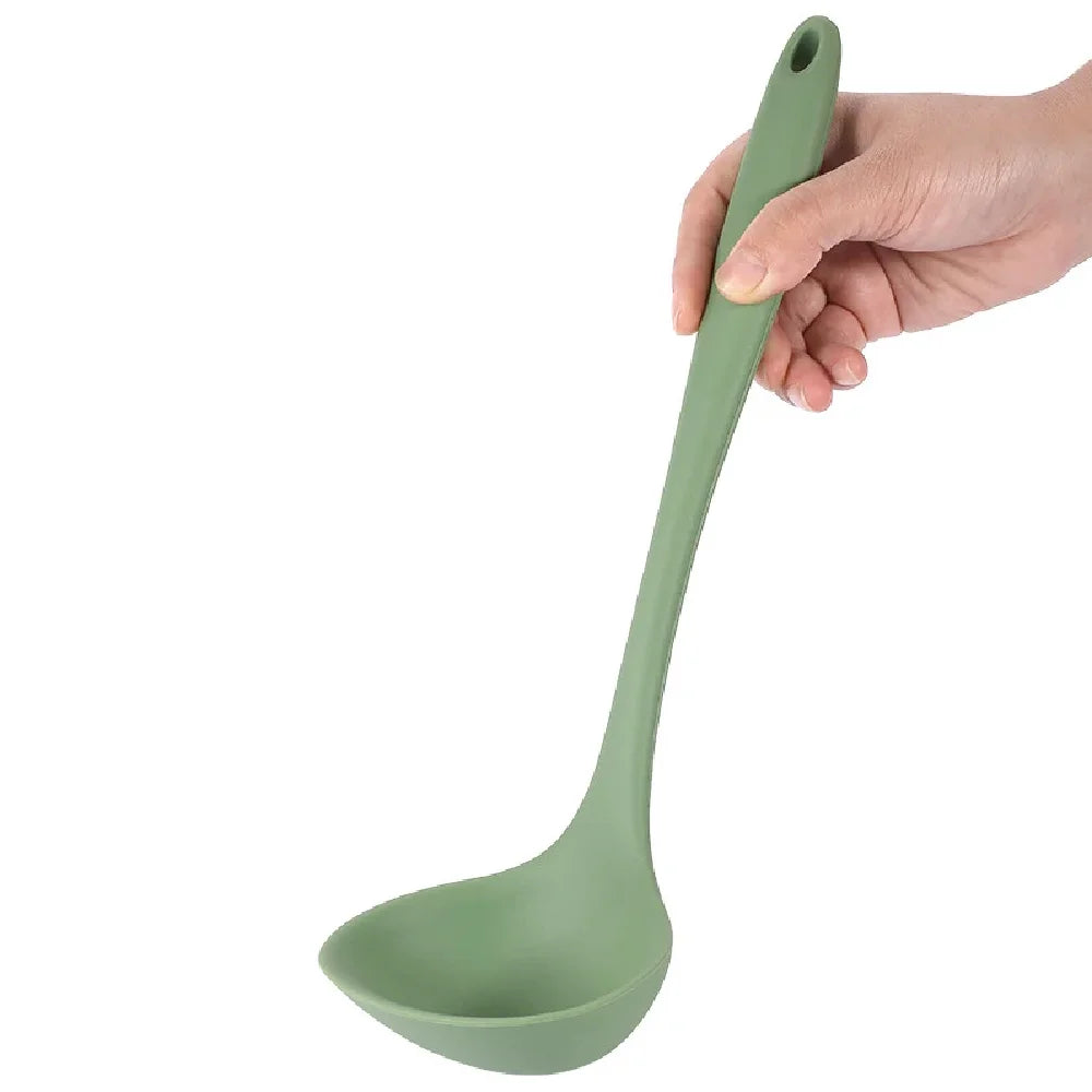5-Piece Silicone Kitchen Utensil Set - Spoons and Scoops for Pots - photo 2