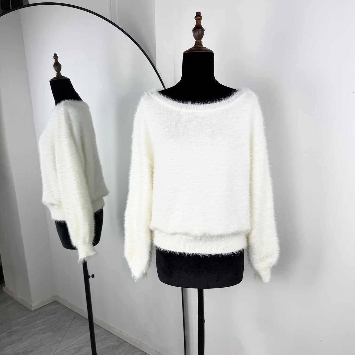 Women's Plush Loose Pullover Sweater