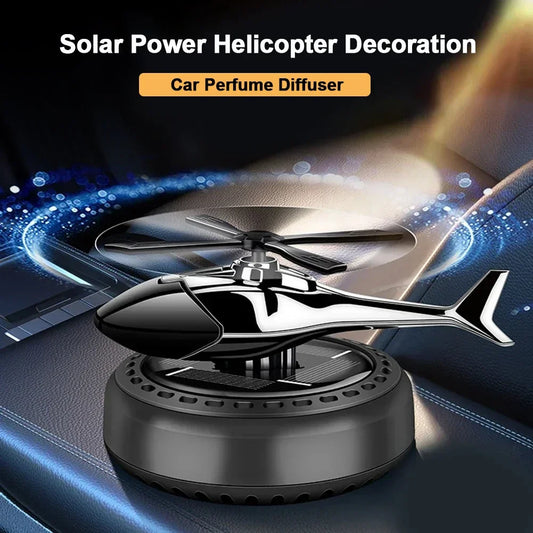 Solar Helicopter Car Air Freshener & Fragrance Diffuser