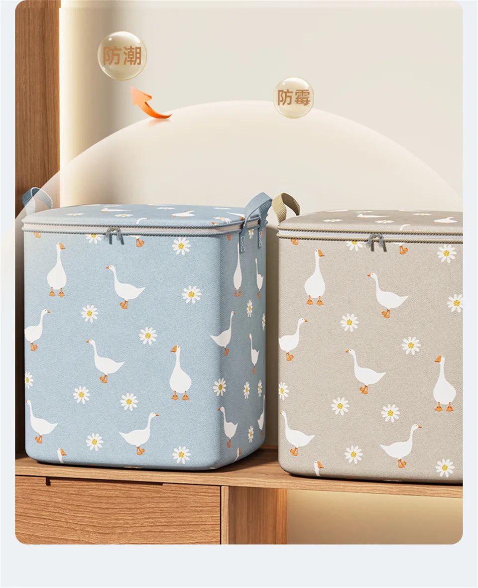 1Pc Pouch Storage Bag Waterproof Material High-Capacity Used To Store Daily Necessities Foldable  ﻿