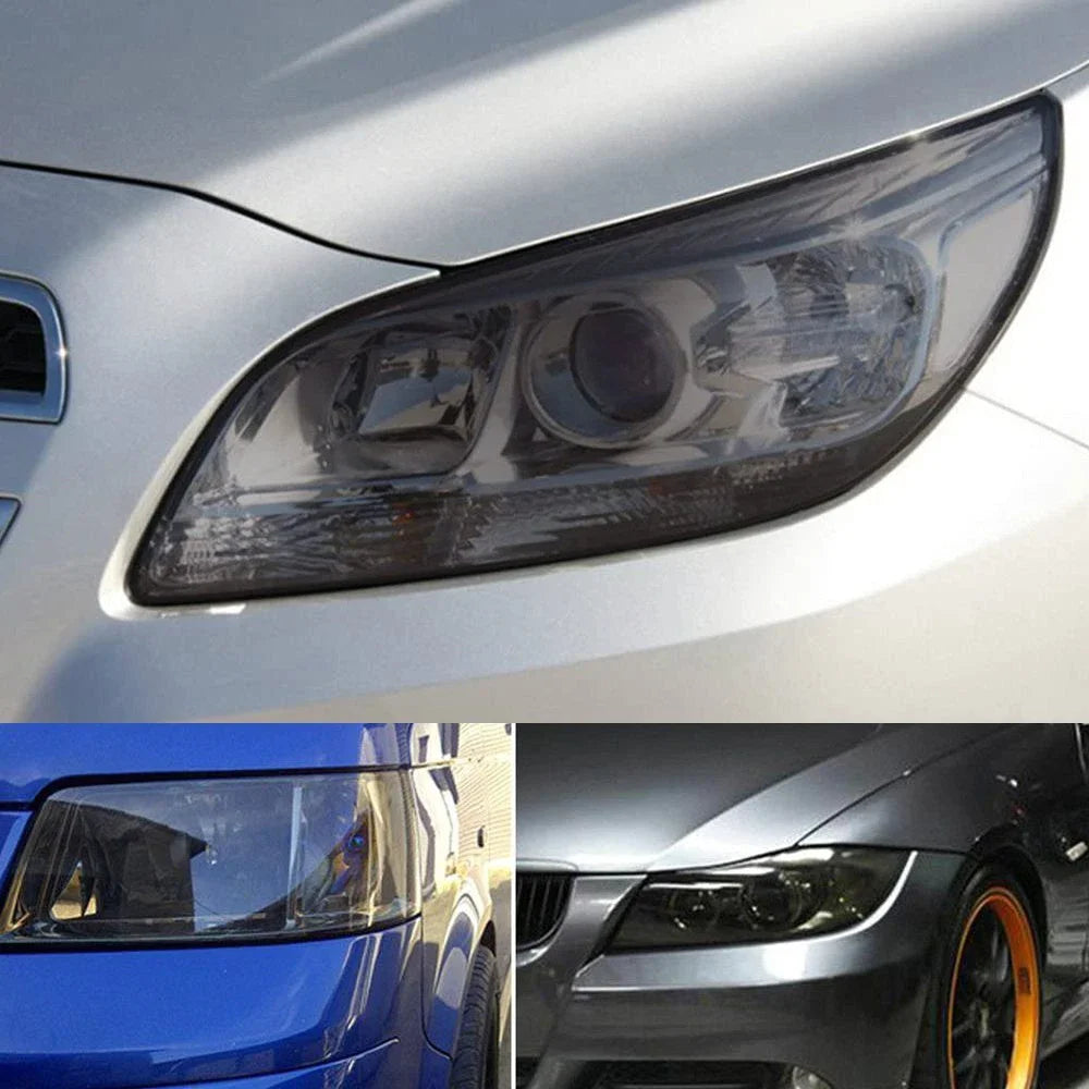 Transparent Light Black Smoke PVC Film Tint 30 X200cm Headlight Taillight Wrap Cover Film Foil Sticker Armored Film for Cars