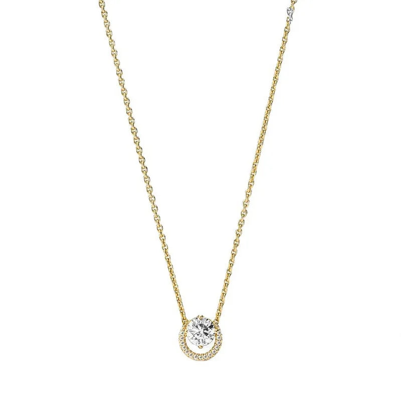 925 Silver Heart & Bow Necklace - Exquisite Women's Jewelry Gift