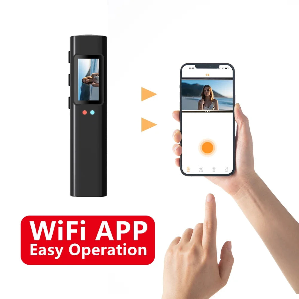 2.7K Glasses Camera — WiFi Wearable POV Recorder for Driving