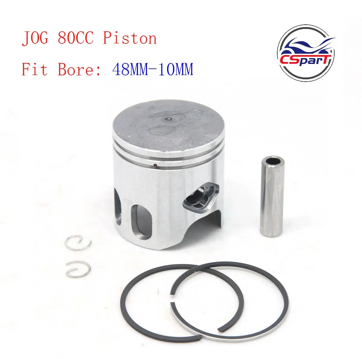 JOG 40MM 47MM 48MM 10MM 12MM Piston Kit For Yamaha 50CC 70CC 80CC Minarelli EVO 5BM 5SU 1E40QMB Keeway Roketa Scooter ATV Buggy
