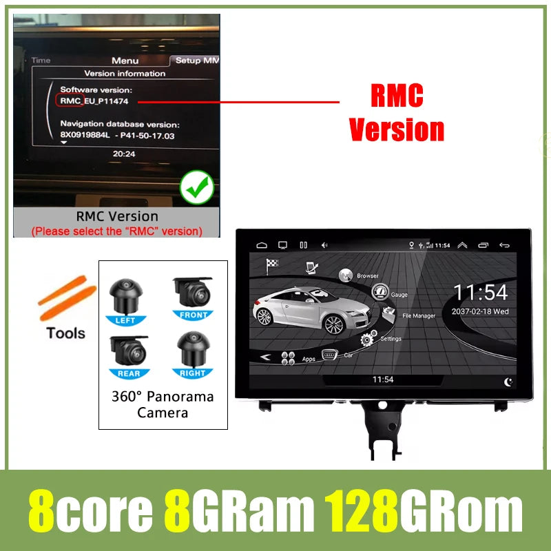 9" Android Car Stereo for Audi A6 C7 & A7 (2012–2018) — CarPlay, Android Auto, GPS, Bluetooth, WiFi
