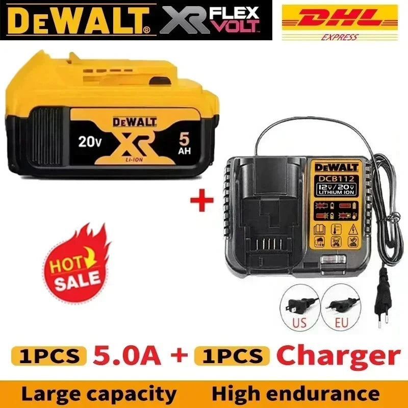 DeWALT Original Battery 20V/60V 9000mAh MAX FlexVolt for DCB606 DCB205 DCB206 DCB209 DCB182 Power Tool