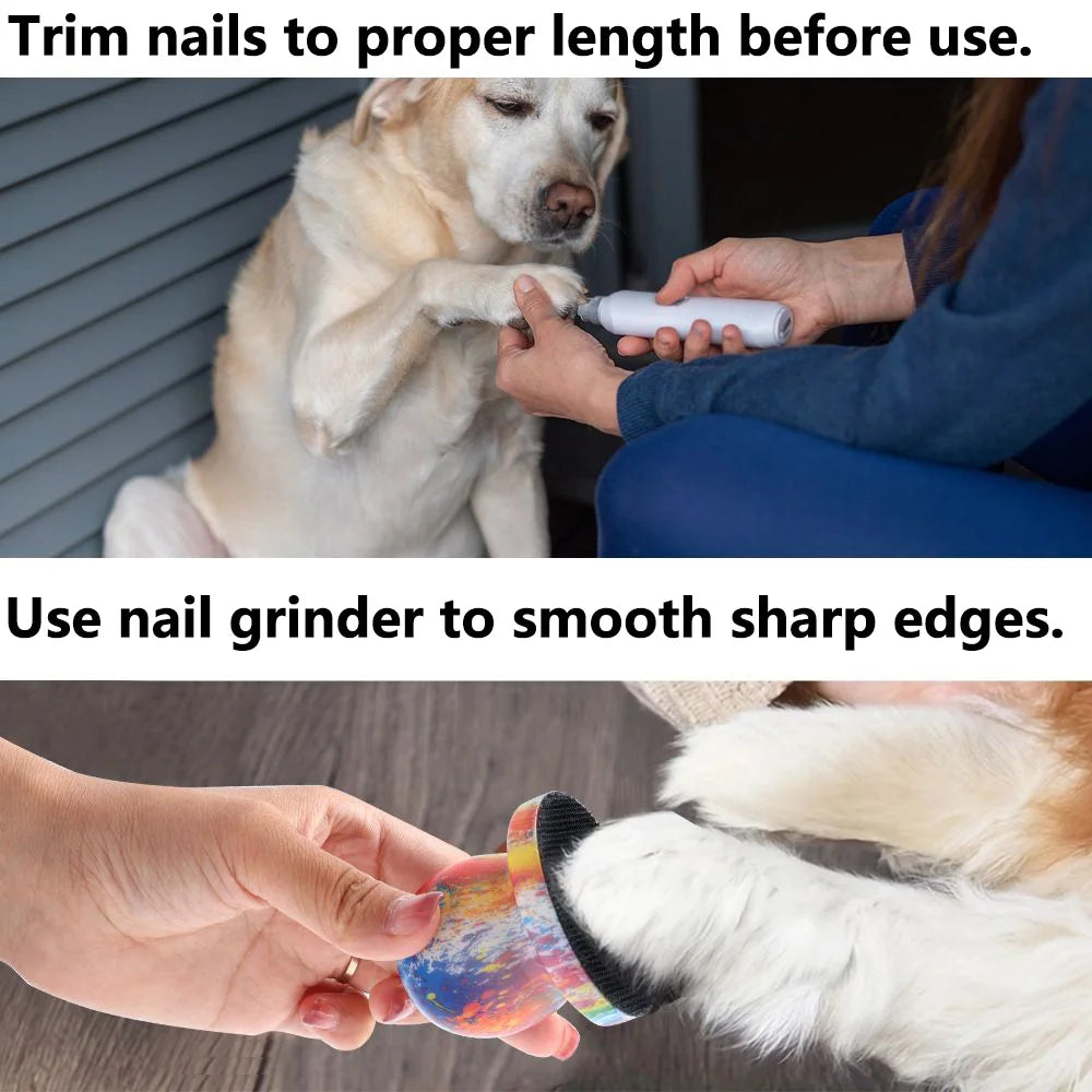 Handheld Pet Claw File - Stamp-Style Sandpaper Nail Pad – photo 3