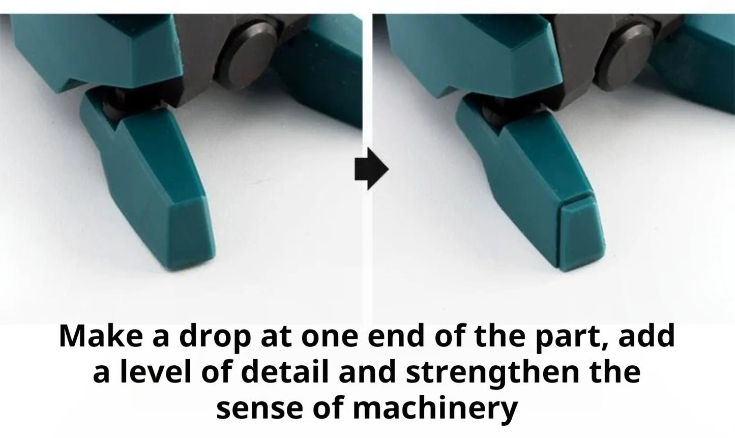 RAY Studio TinyGo Modeling Stepped Scraper for Gundam Military Scale Model Making Curved Step Scraper Kits Hobby DIY Craft Tool