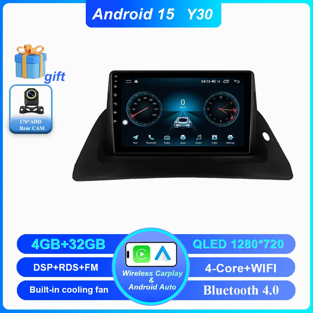Android Car Stereo for Renault Kangoo (2008–2018) — CarPlay, Android Auto, GPS Navigation, Head Unit