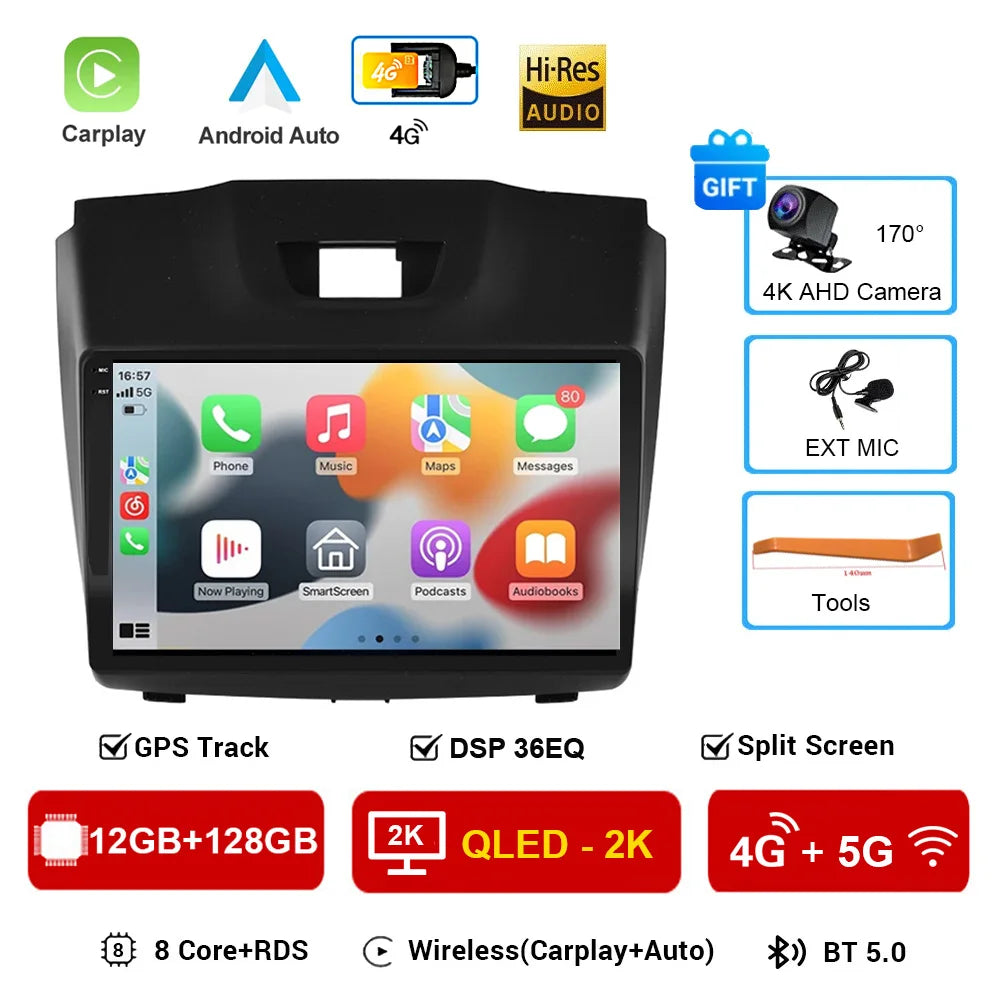 Android 16 Car DVD Player For Chevrolet Holden S10 TRAILBLAZER COLORADO ISUZU DMAX GPS Radio Audio Multimedia Stereo carplay