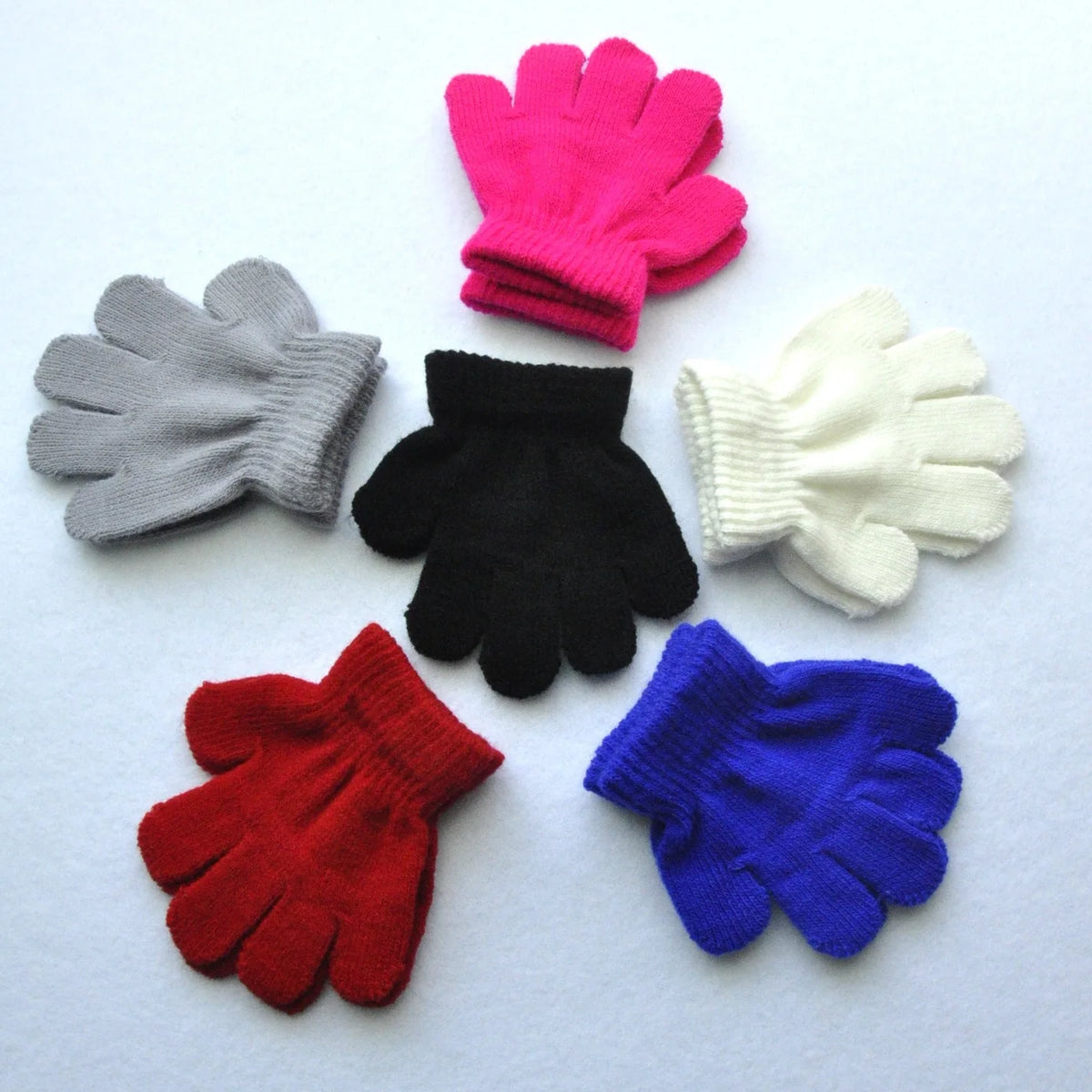 Toddler Knitted Mittens - Soft Winter Gloves for Ages 1-3 - photo 3