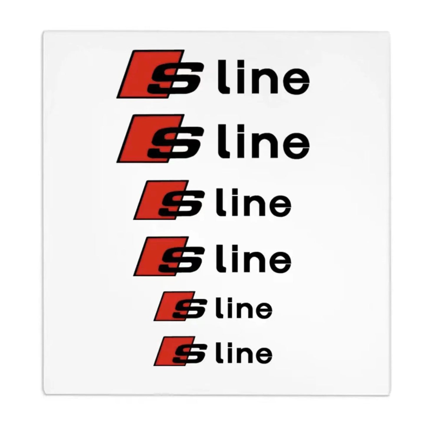Brake Caliper Decals — Heat-Resistant Waterproof Stickers (6-Pack)