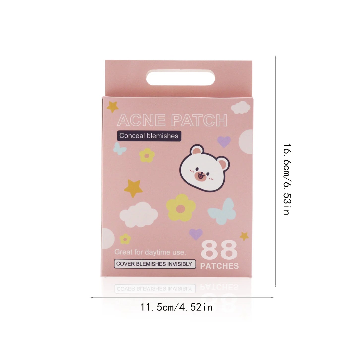 Acne Patches 88 Pcs, Invisible Hydrocolloid Pimple Patches for Face, Overnight Absorb Pus, Gentle on Sensitive Skin