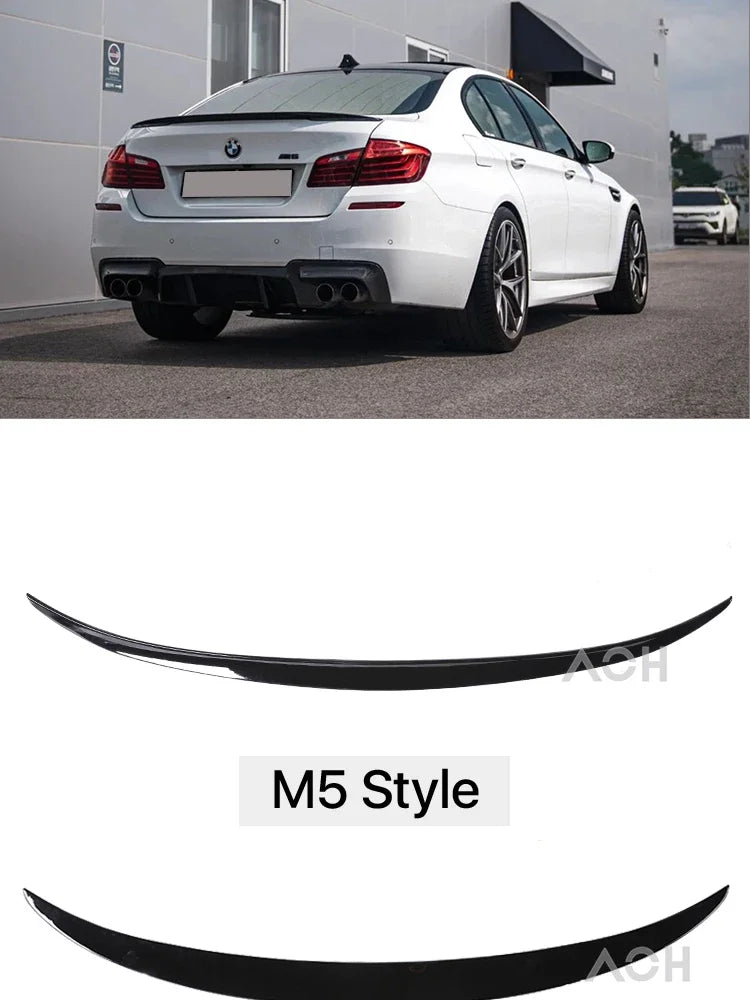 Rear Bumper Trunk Spoiler Lip Roof Carbon Boot Spoiler Wing M5 MP M4 PSM For BMW 5 Series F10 2026-2026 Car Accessories