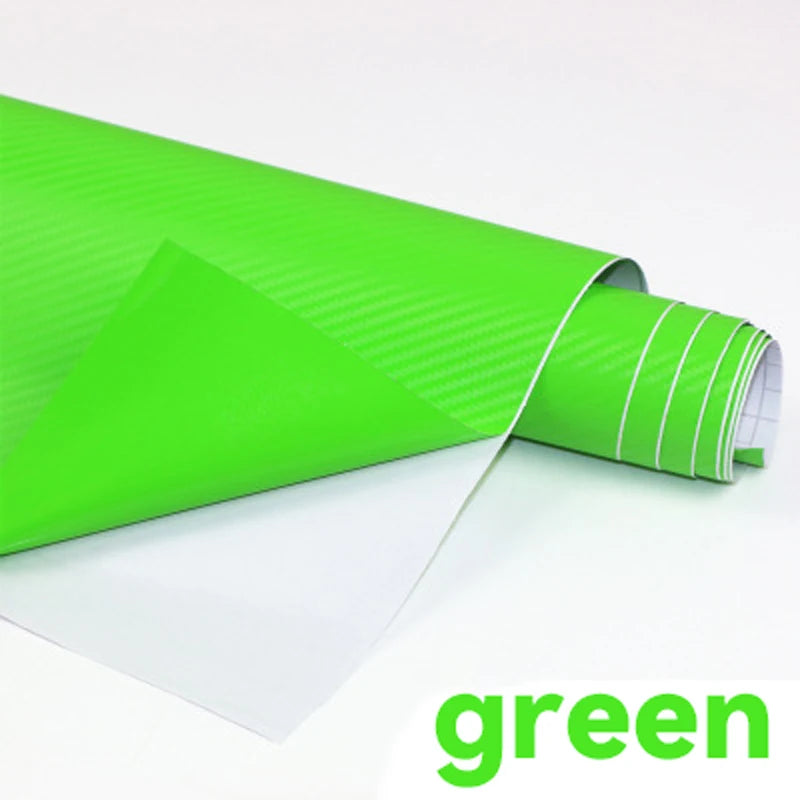 150cm Wide 3D Carbon Fiber Vinyl Film 3M Car Stickers Waterproof DIY Auto Vehicle Motorcycle Car Styling Wrap Roll Accessories
