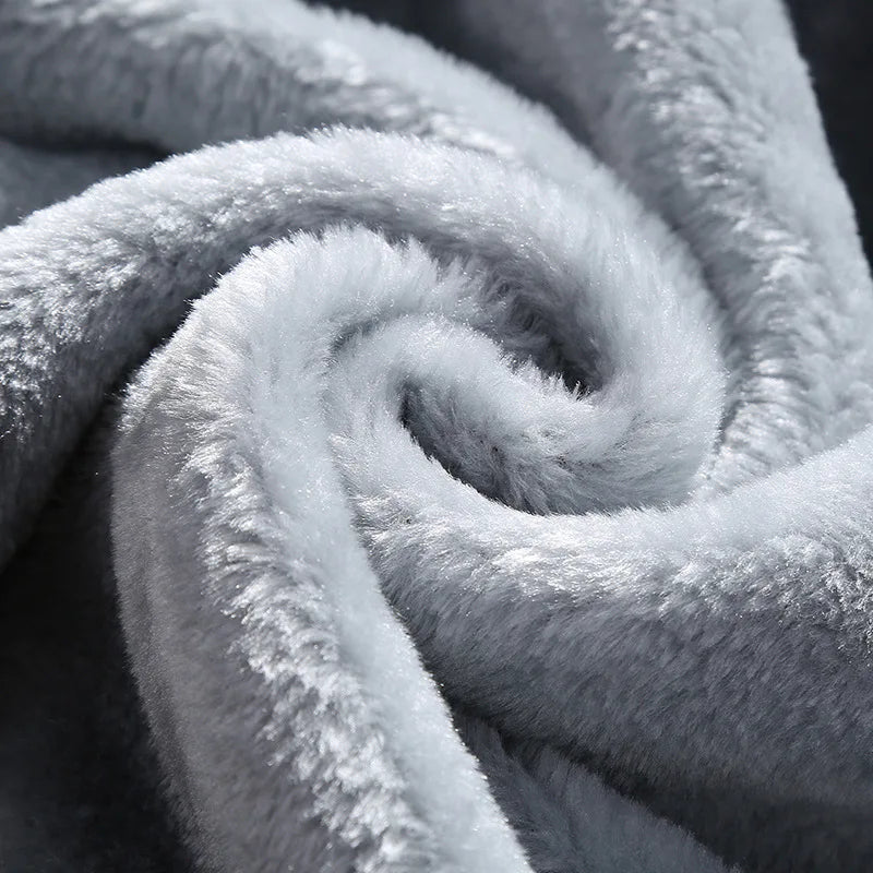 Men's Fleece-Lined Hooded Winter Jacket