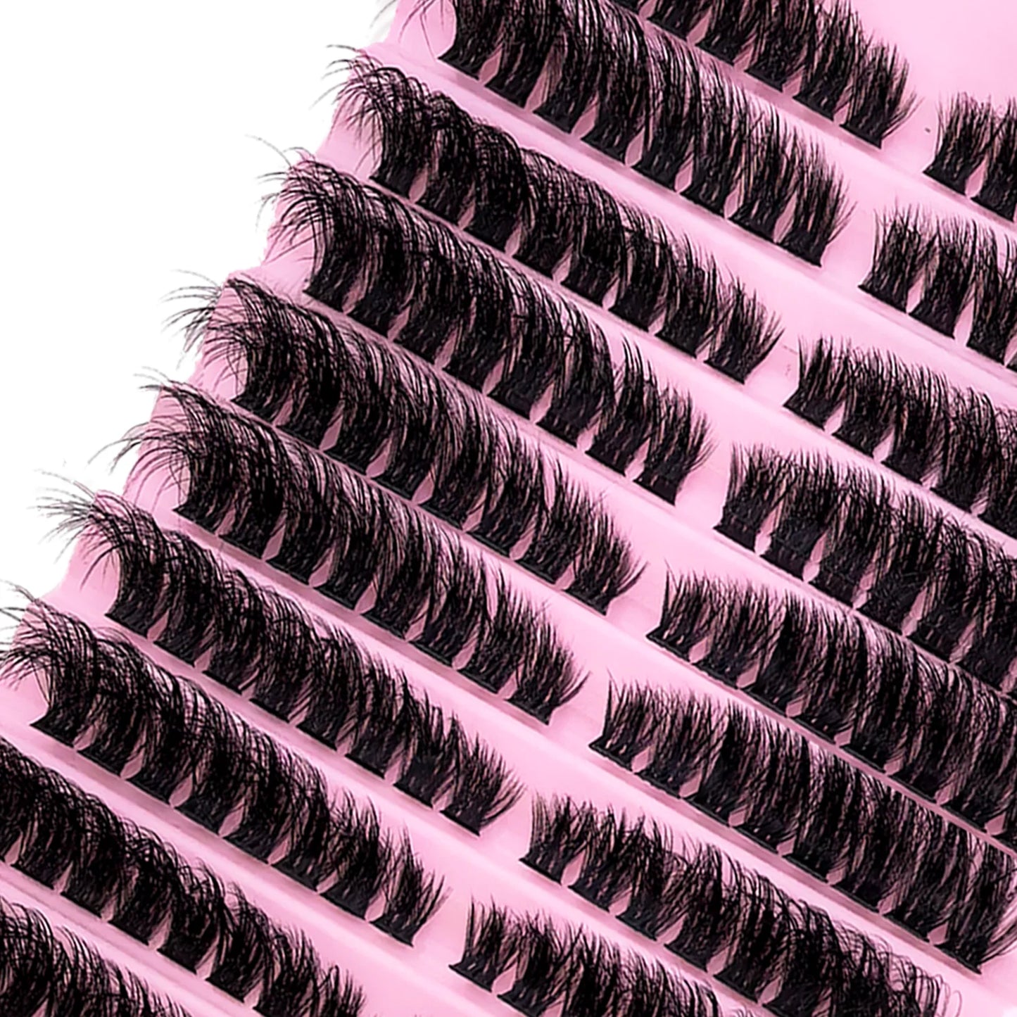 Mixed Tray Individual Cluster Lashes - 160pcs Natural Look