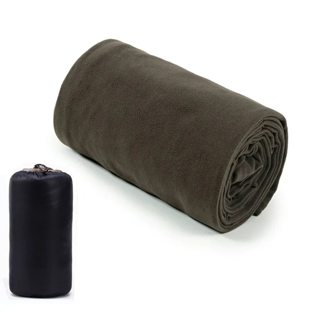 Polar Fleece Sleeping Bag Liner - Lightweight Travel and Camping Blanket - photo 19
