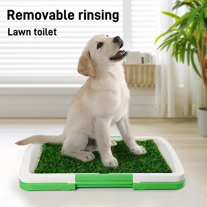 Artificial Grass Dog Potty Tray - Washable Indoor Toilet – photo 3