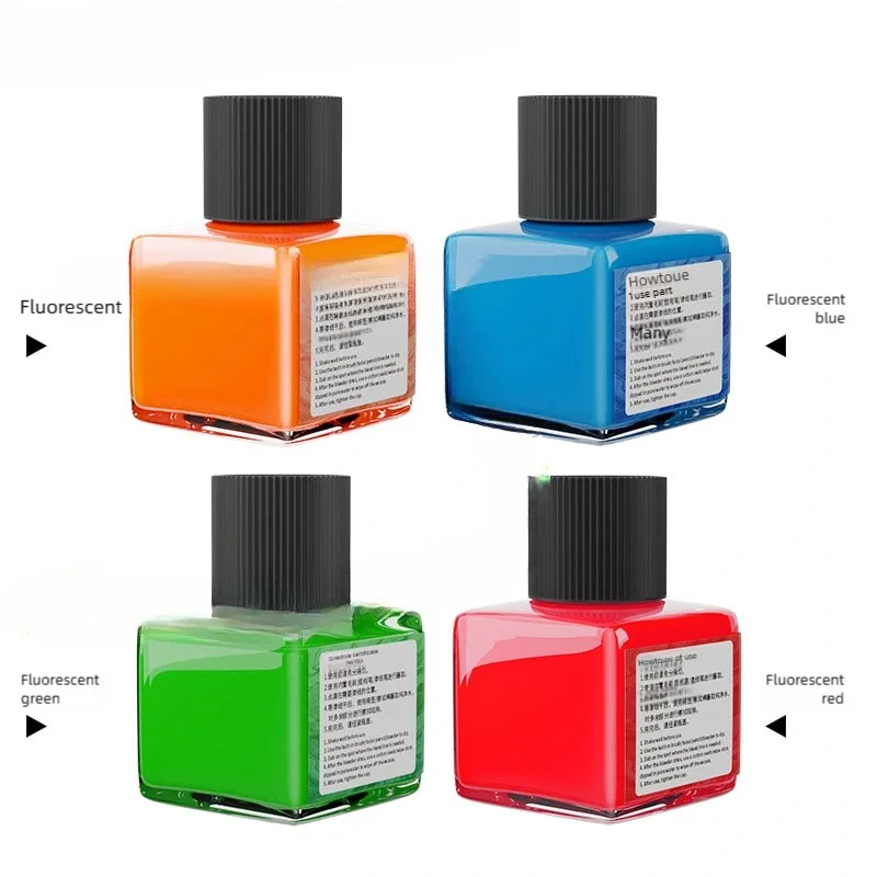 40g Stedi MP10-MP29 Water-based Fluorescent Panel Liner Paint for Model Building Fluorescent Ink Panel Line with Tools