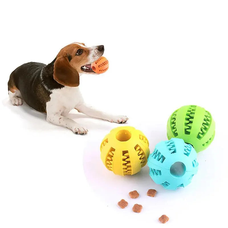 Rubber Treat Ball for Dogs - Bite-Resistant Chew & Feeder – photo 4