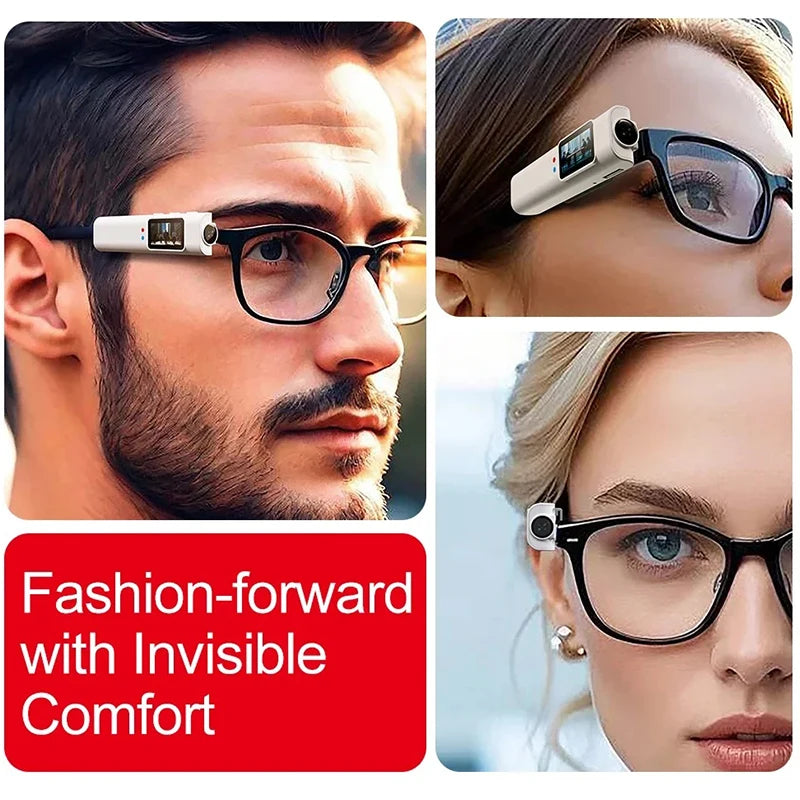 Mini FPV Glasses Camera — 4K WiFi Wearable Headset Recorder