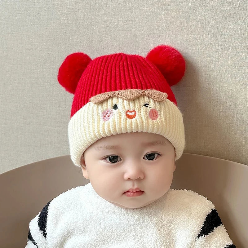 Baby Bobble Pom Pom Beanie - Knit Winter Hat for Ages 1-3 - photo 8