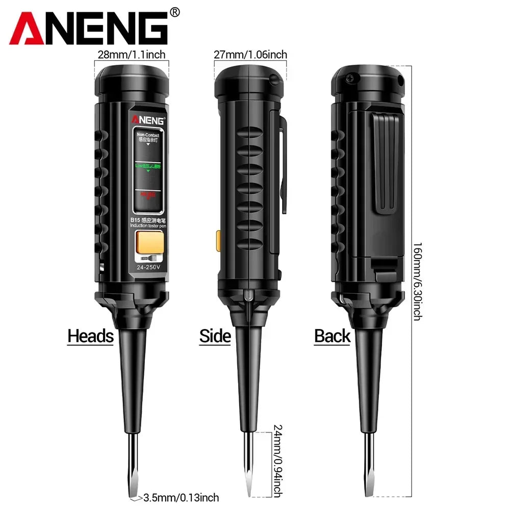 ANENG B15 Multifunction Voltage Tester Pen Detector Induction AC 24V-250V Voltmeter NCV Wire Line breakpoint electrician Tools