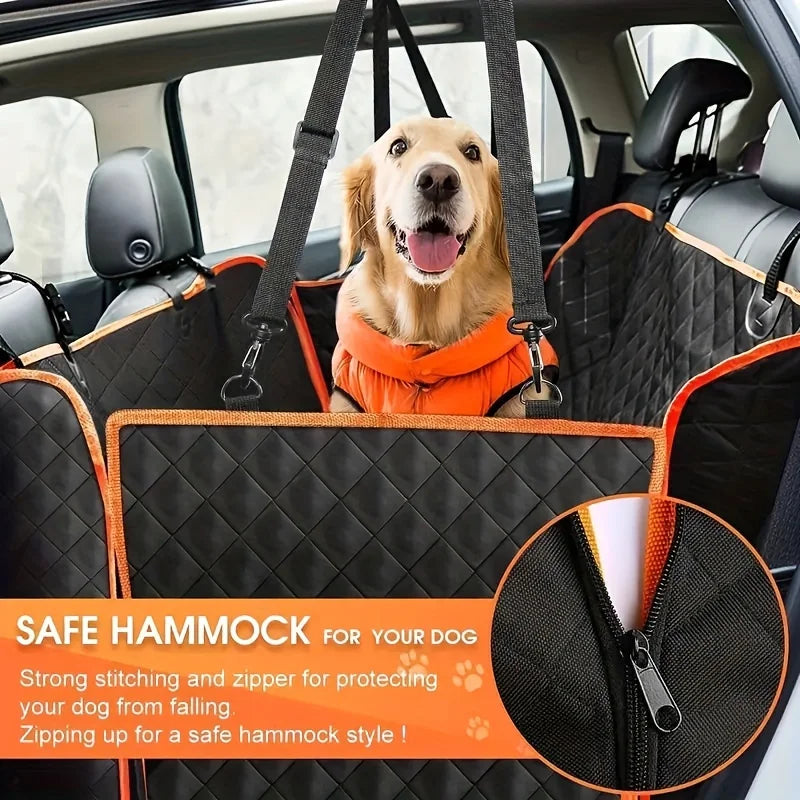 Waterproof Dog Hammock Car Seat Cover - Scratch-Resistant – photo 2